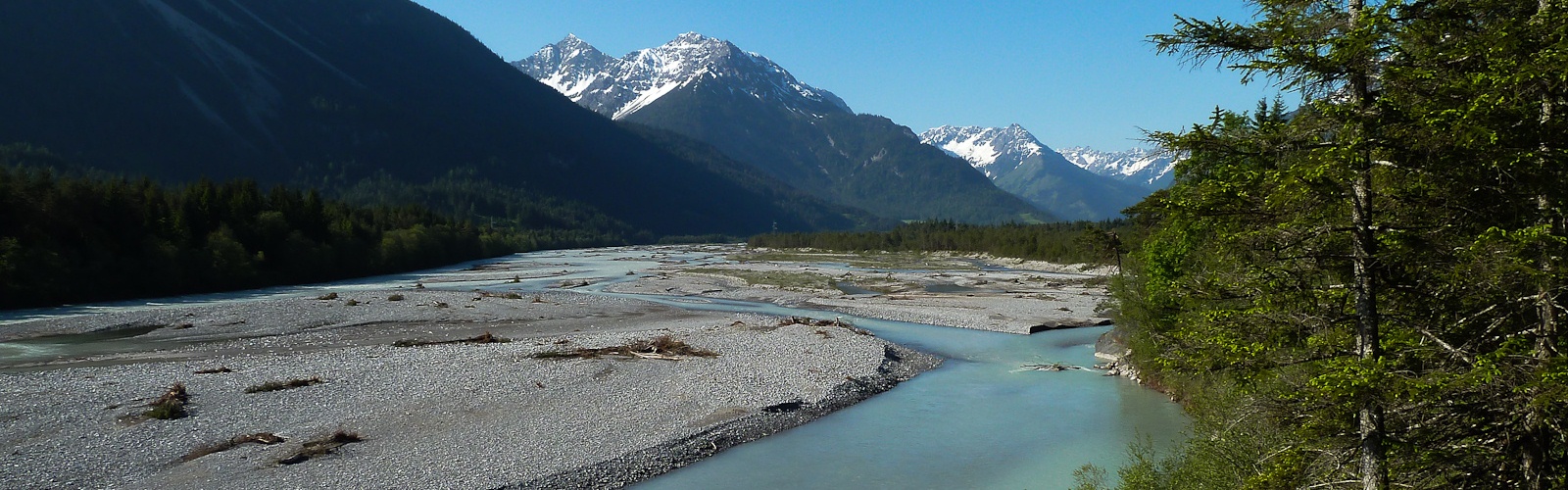 Das Lechtal bei Forchach