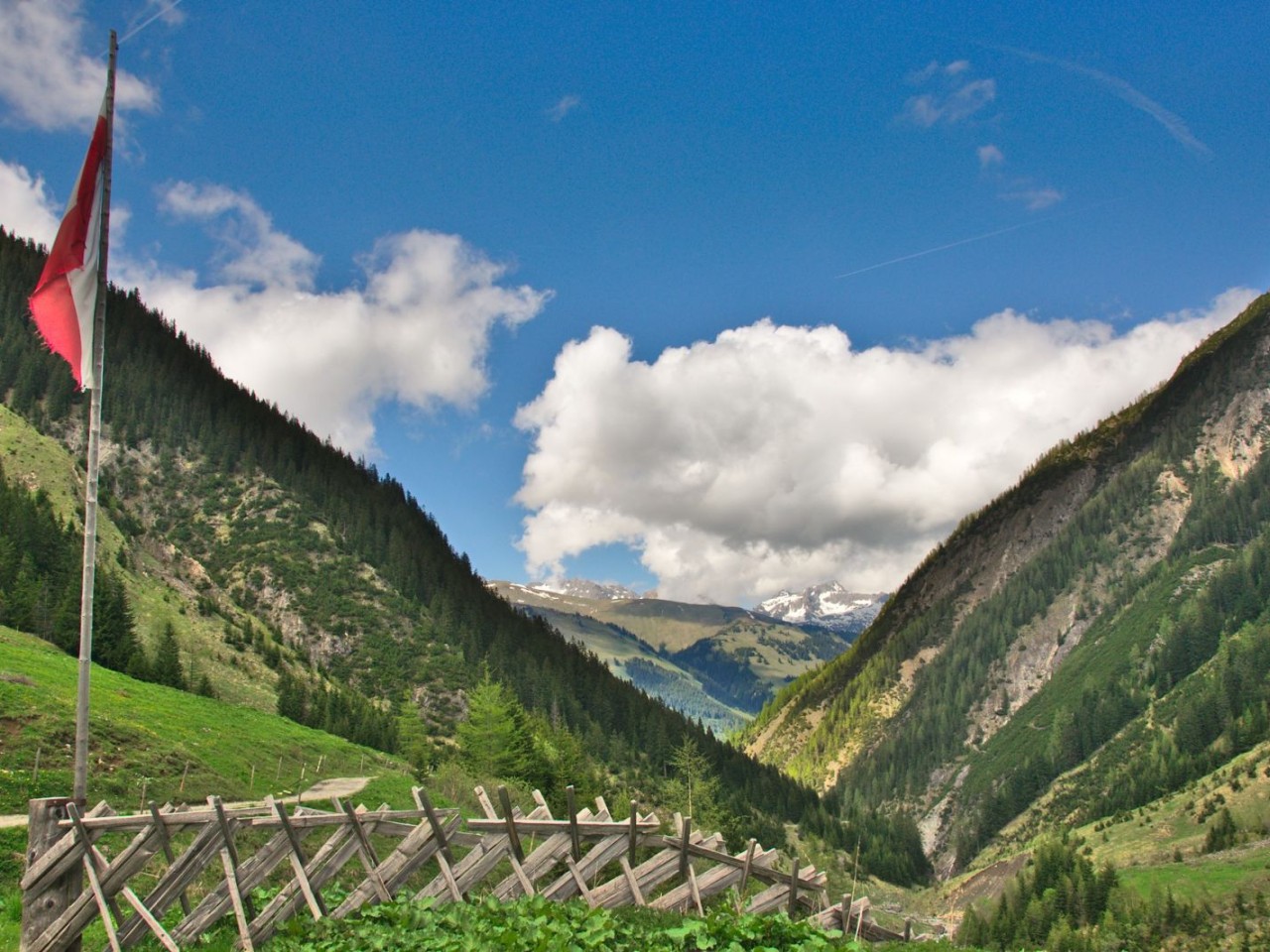  Blick talauswärts von der Sulzlalm
