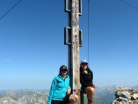 Am Gipfel der Roggspitze