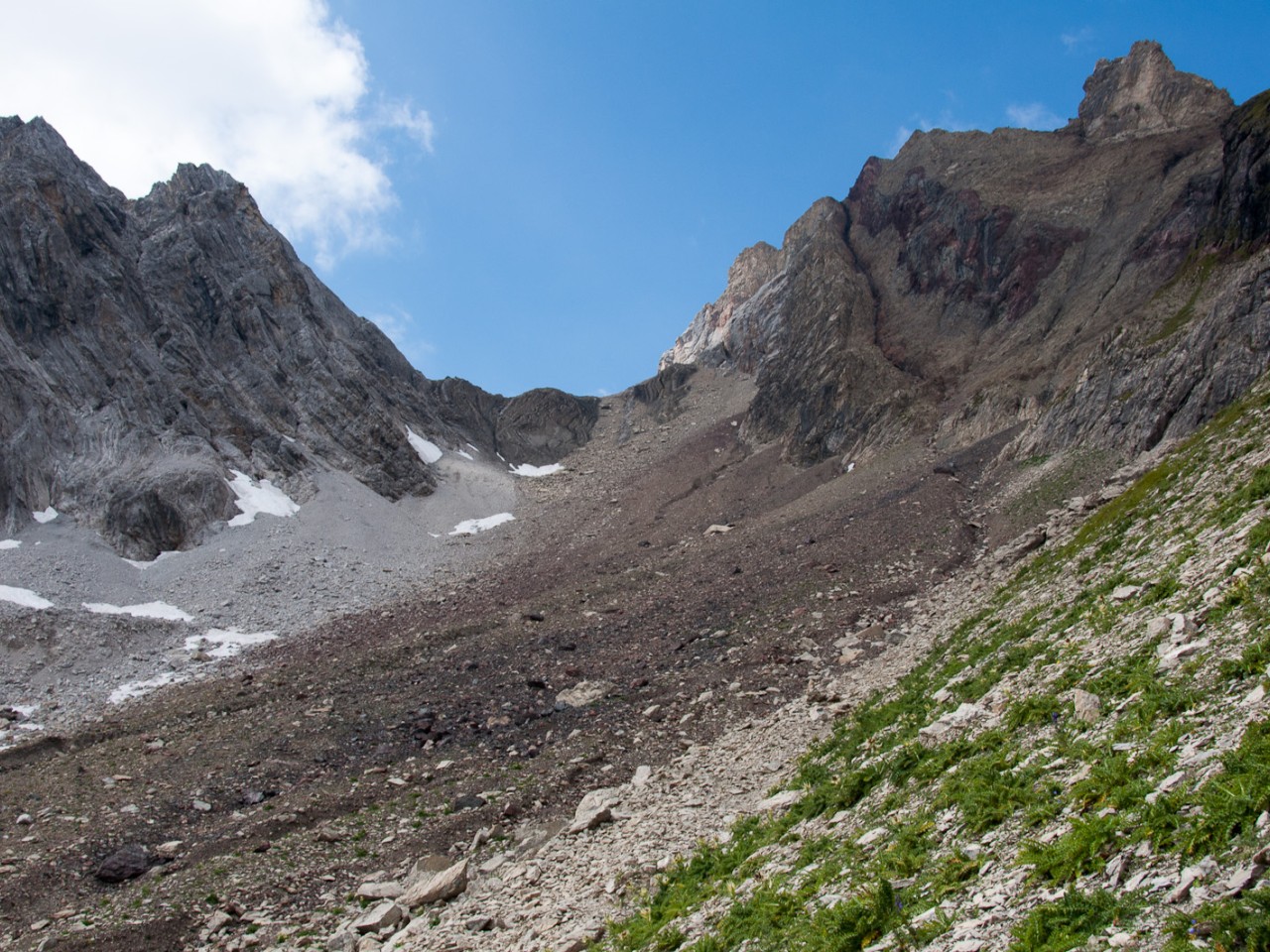  Blick vom Langkar zur Grießlscharte
