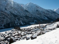 Holzgau von der Schiggen - Winter