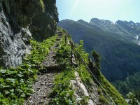 Aufstieg zur Saxer Alm