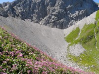 die Kletterwände des Falschkogels auf der Nordseite