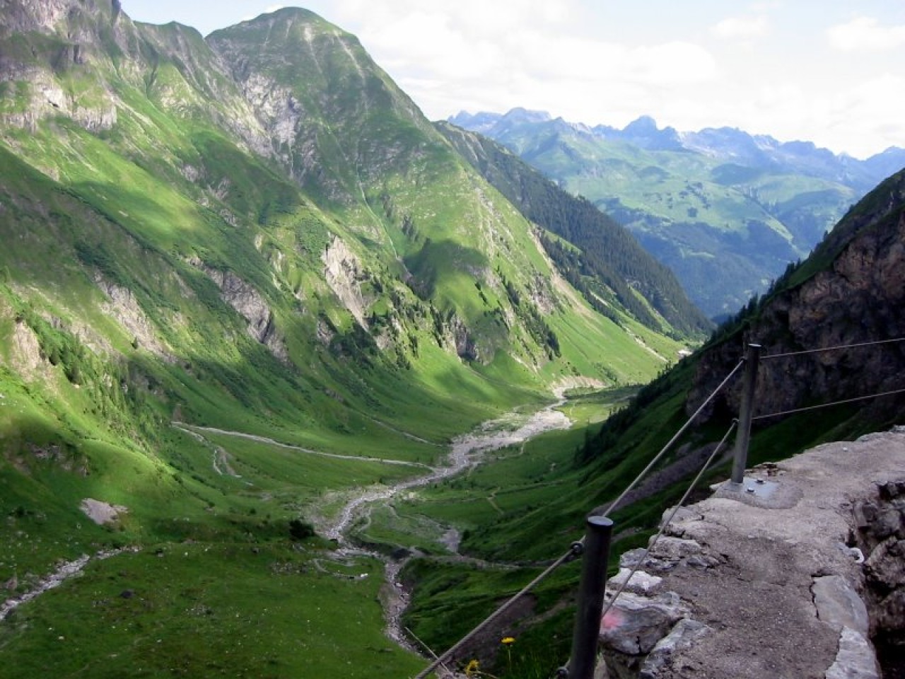  Blick durchs Sulzltal von der Simmshütte aus