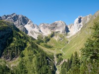 Wunderschöne Bergwelt im Parseiertal