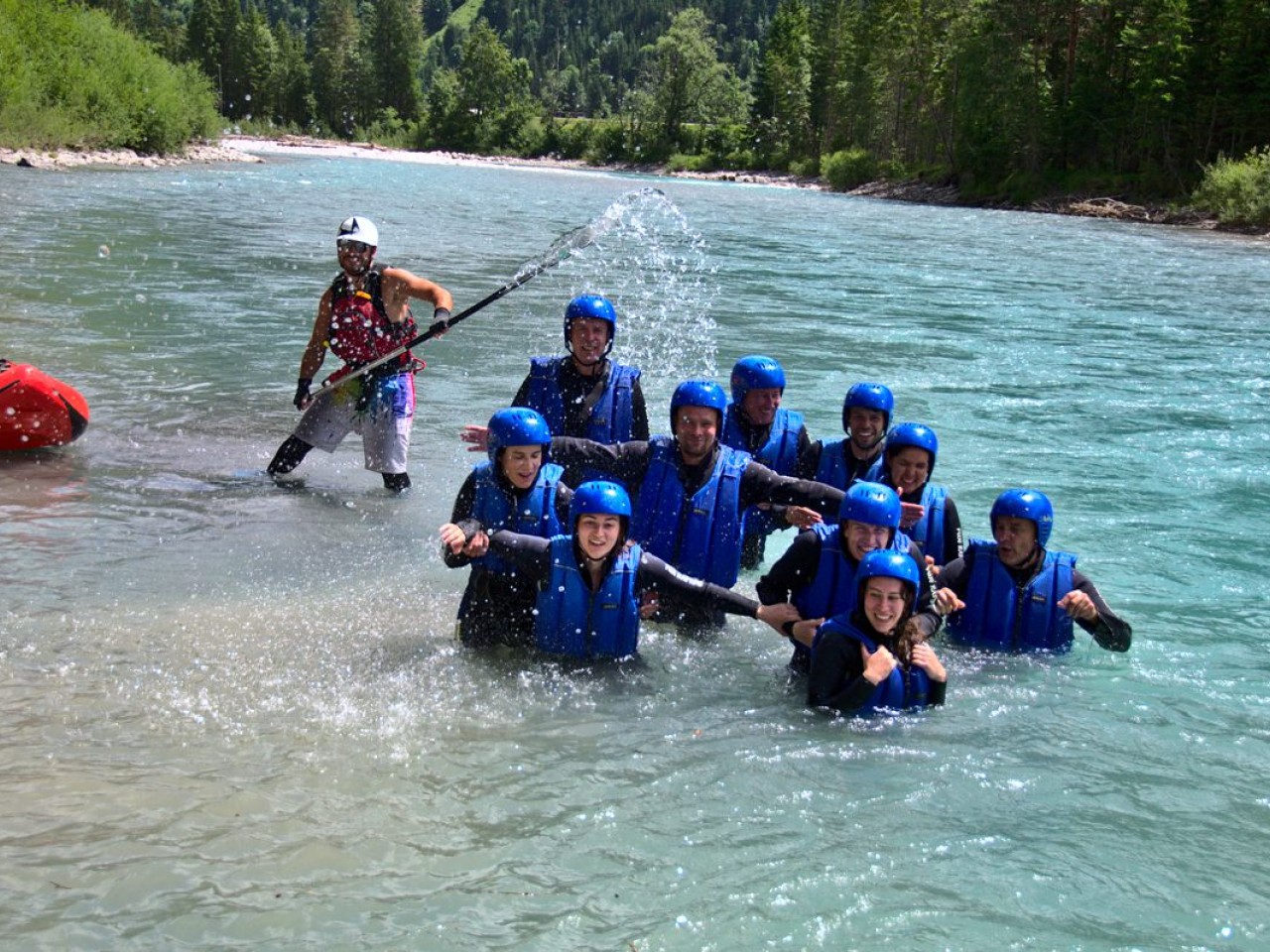  Fun beim Rafting