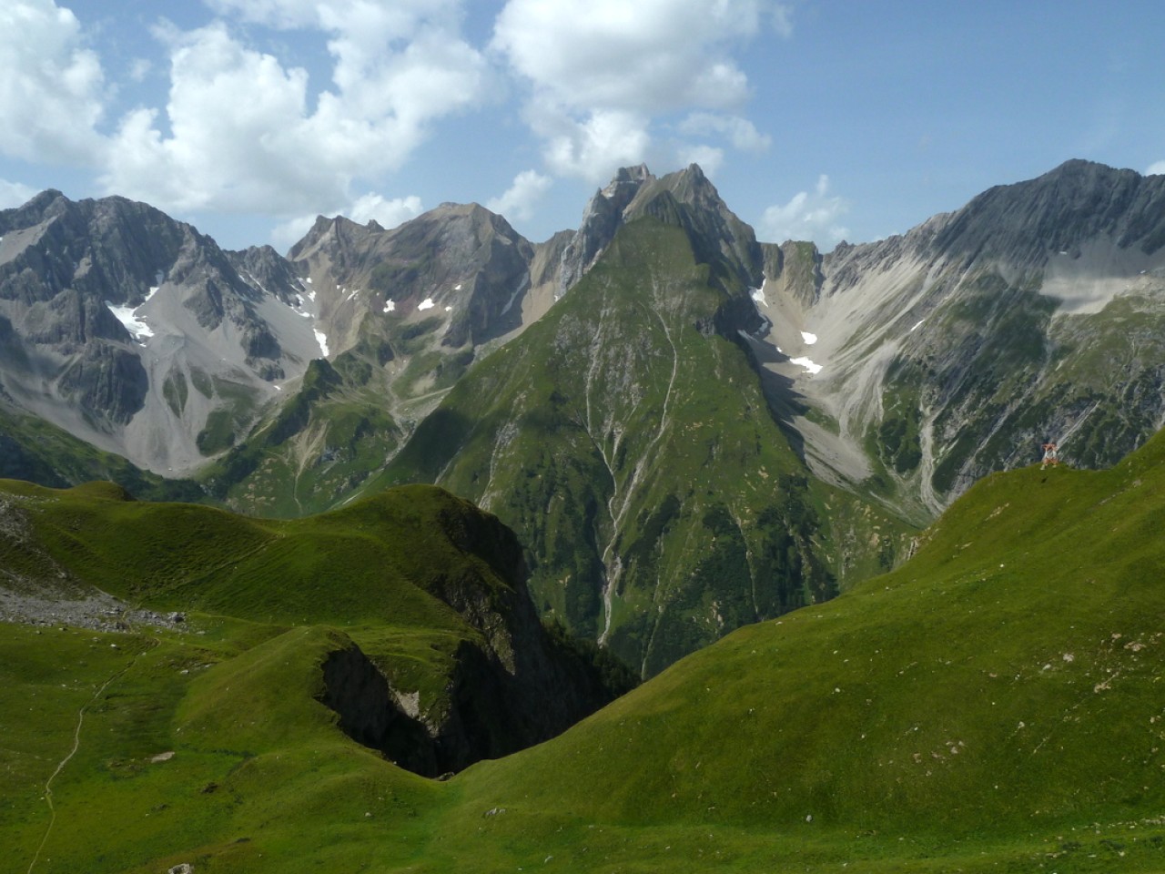  Blick auf die Freispitze