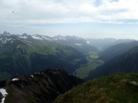 Blick vom Gipfel ins Lechtal