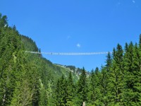 Hängebrücke Holzgau - von unten