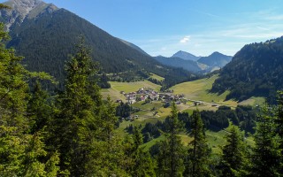  View to Rinnen, our starting point