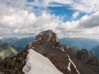Blick zur Holzgauer Wetterspitze