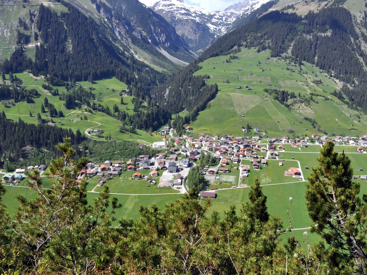  Holzgau von der Scheibe