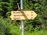 Wegweiser Pleisspitze