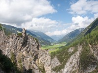 Blick aus den Tunnels