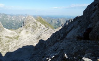  Blick von der kleinen Steinscharte zur Rappenseehütte