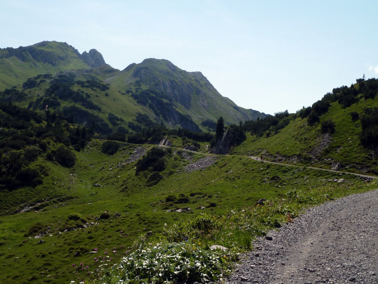  Weg zur Freiburger Hütte