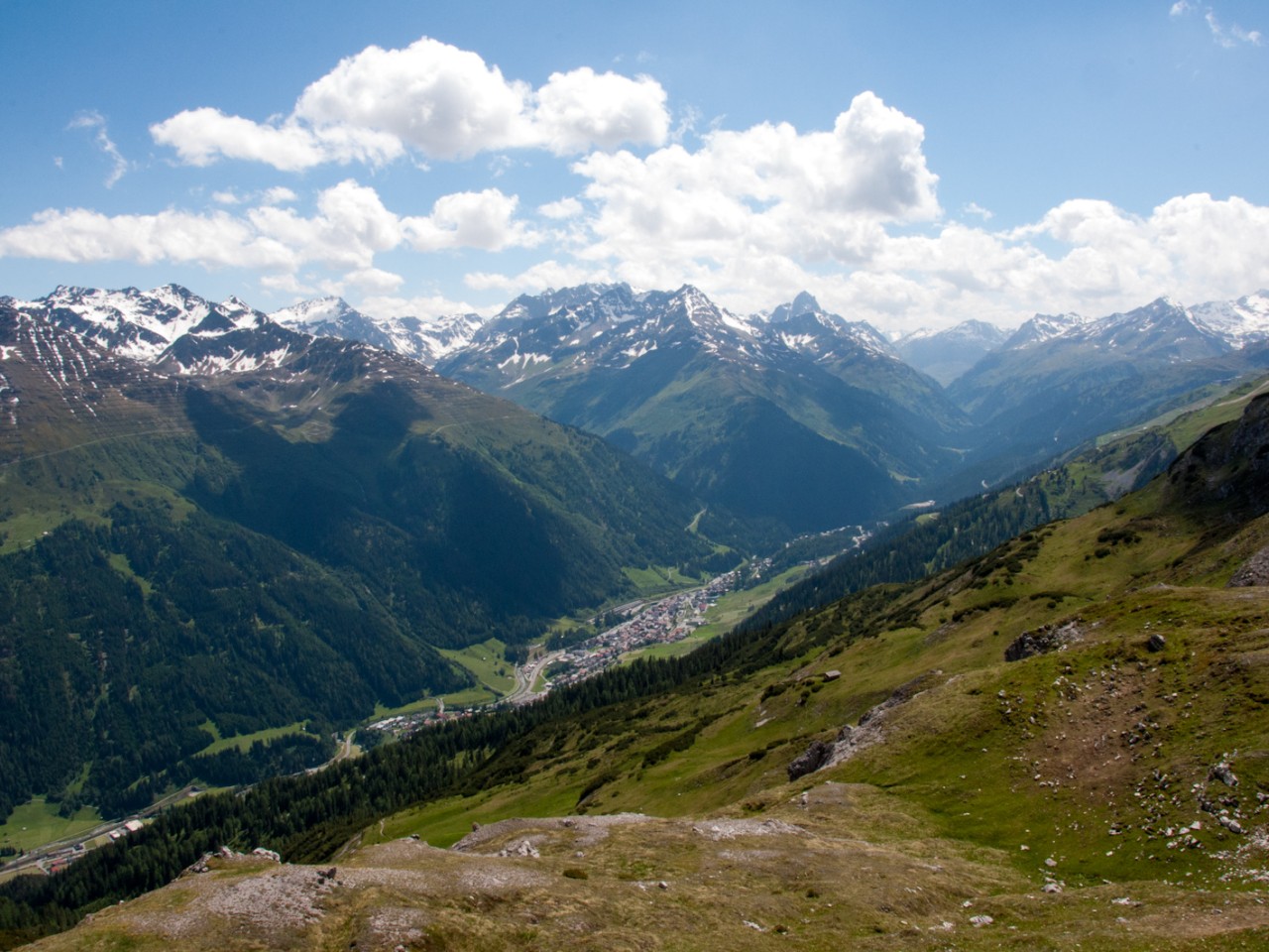  Blick ins Stanzer Tal - St. Anton