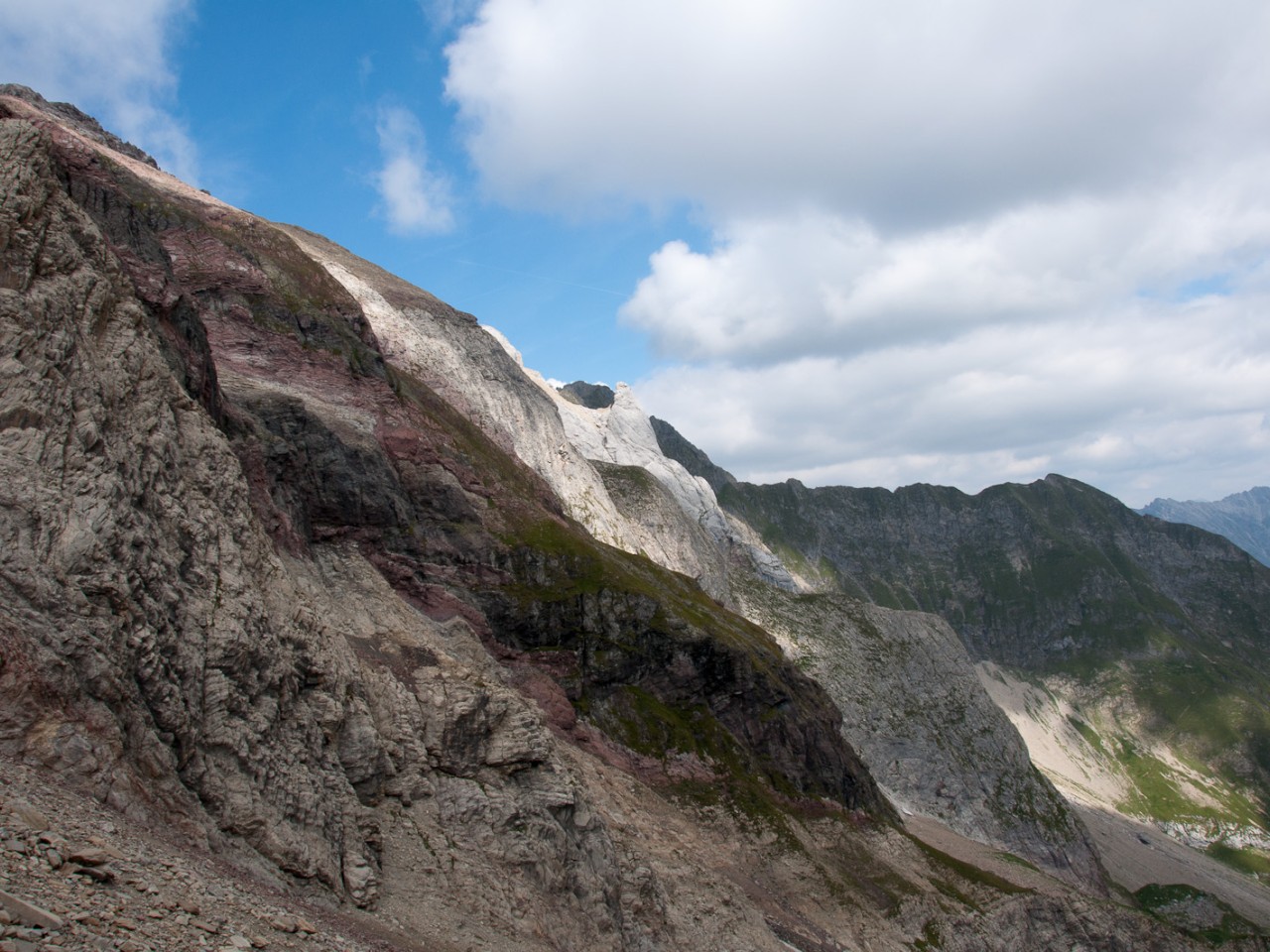  Gipfelaufbau Rote Platte