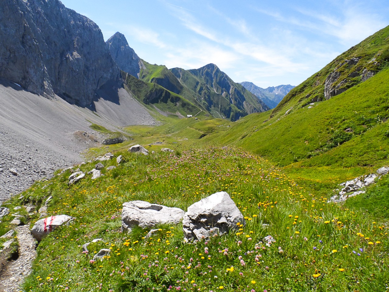  zurück zur Anhalter Hütte mit Falschkogel