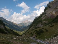 Alperschontal Blick talauswärts