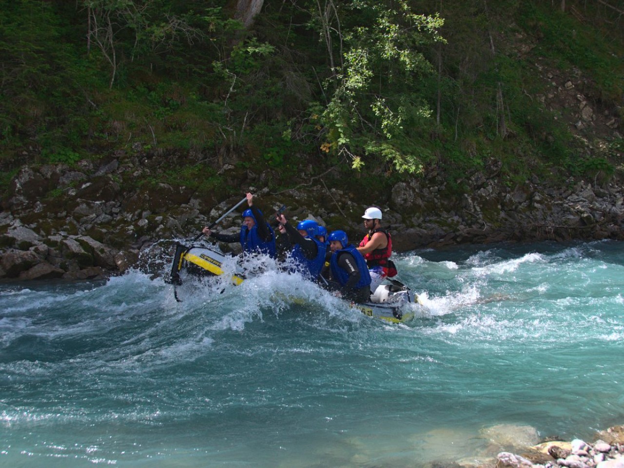 Wellen auf dem Lech