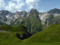 Blick auf die Freispitze