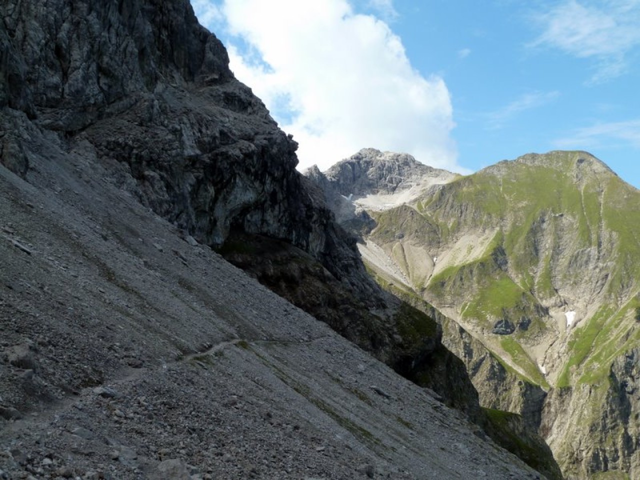  Weg zum Waltenberger Haus