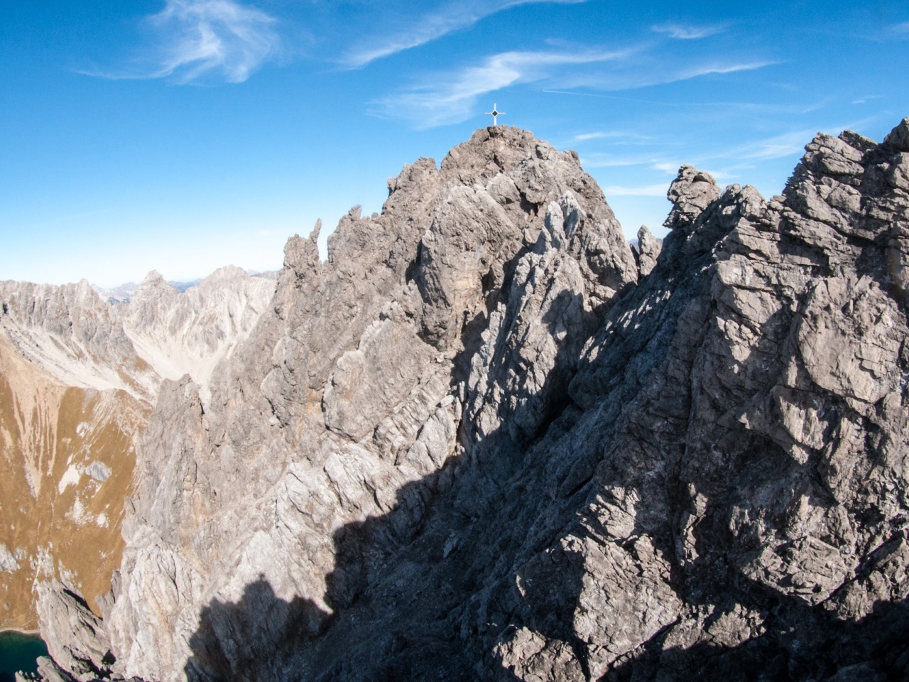  Gipfelaufbau Parzinnspitze