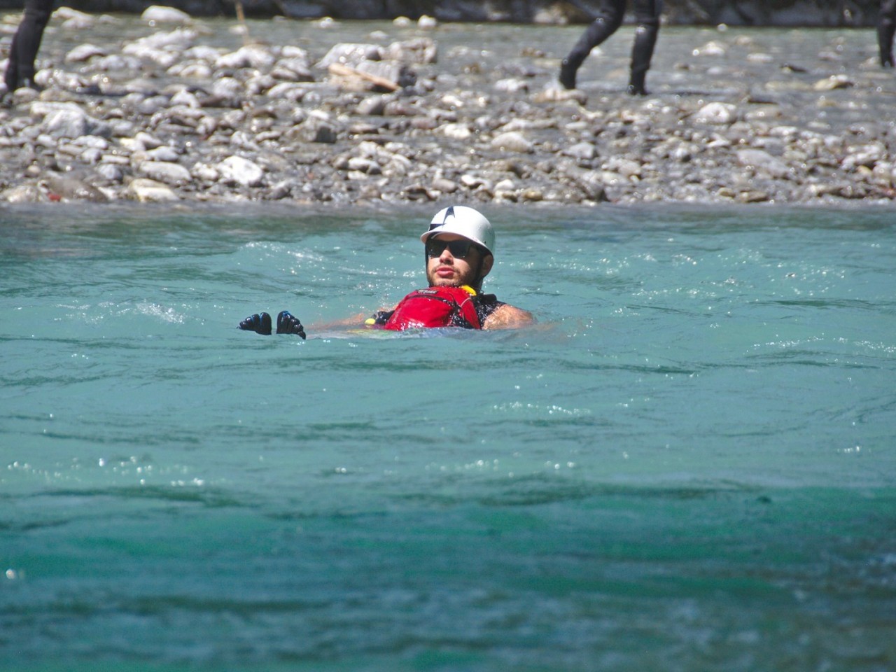  Schwimmen im Lech