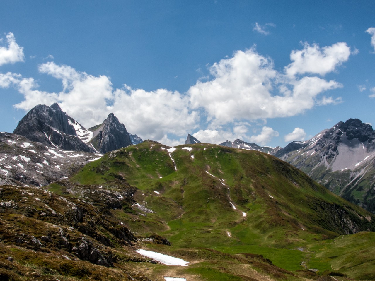  Aufstieg zur Leutkircher Hütte