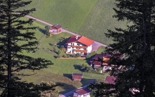  Tiefblick nach Hinterhornbach