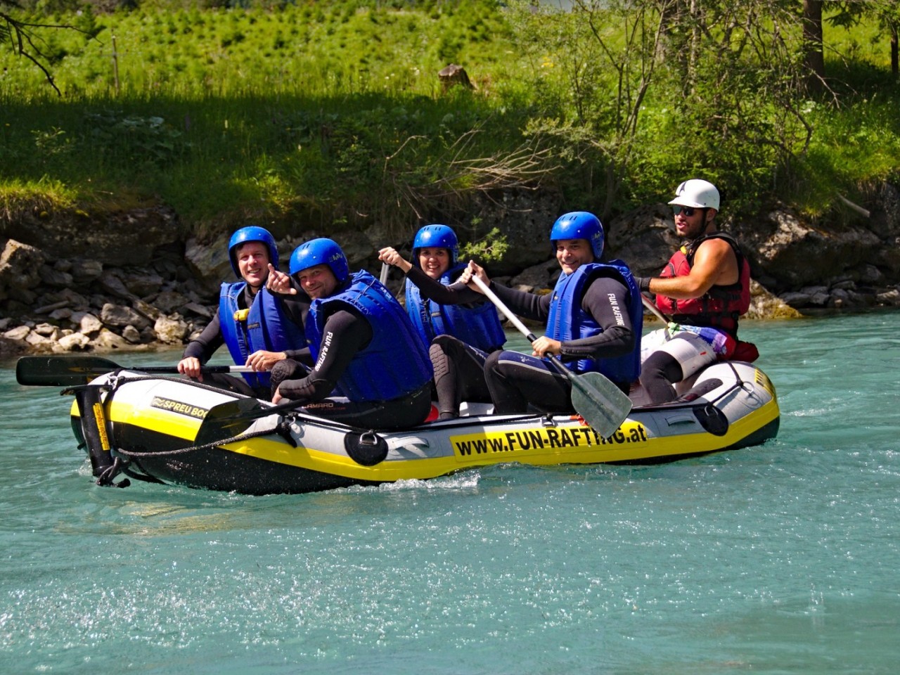 Rafting auf dem Lech