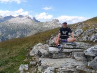 auf dem Rothornjoch mit Trettach und Kratzer