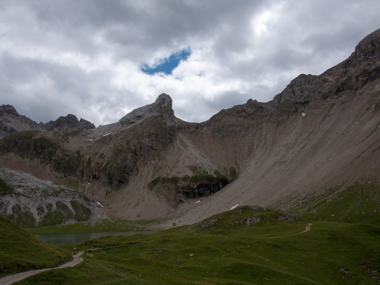  Edelrautenspitze und unterer Seewiesee
