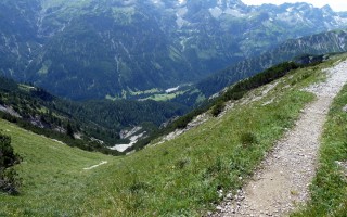  Blick nach Hinterhornbach