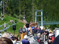 Hängebrücke Holzgau - Einweihung
