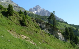  Blick von der Terasse der Erlachalpe