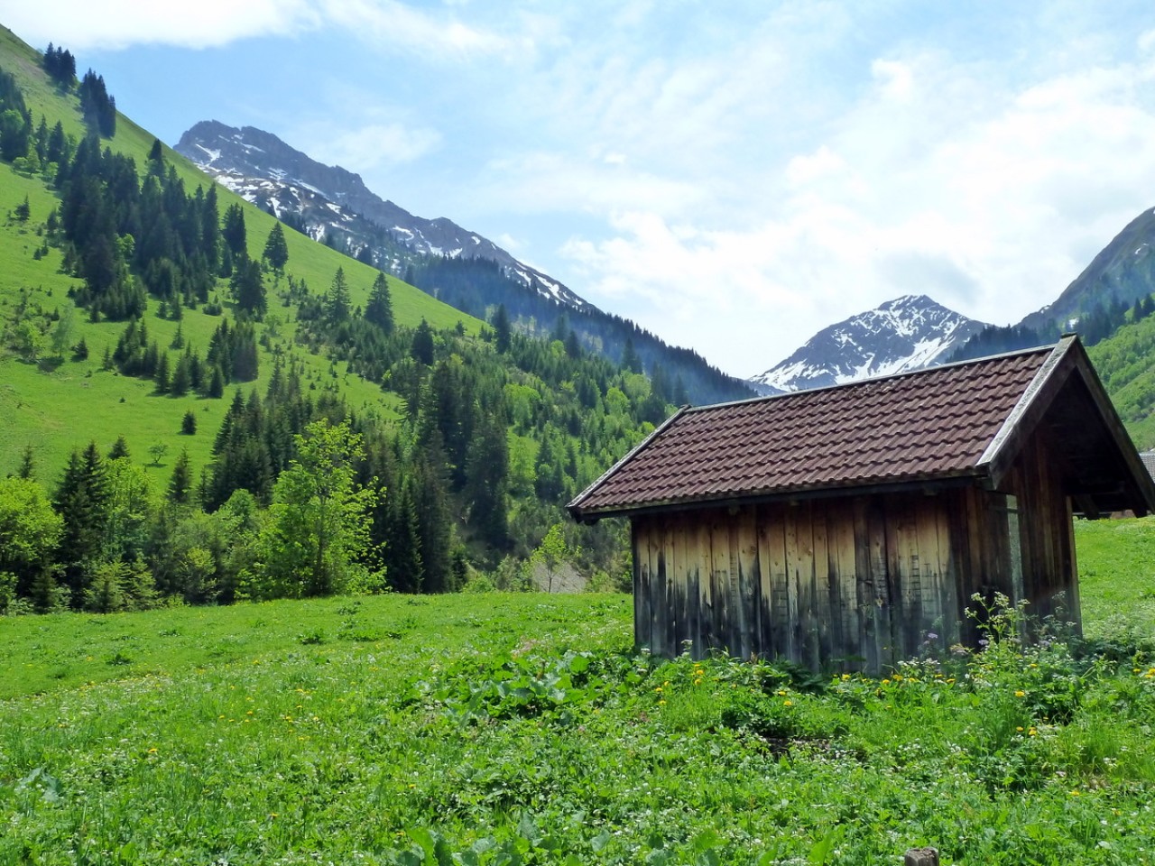  Blick zur Namloser Wetterspitze