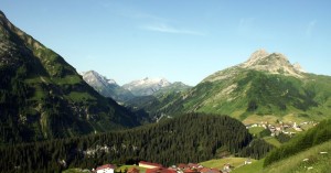 Lechleiten Richtung Warth