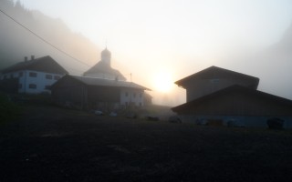  Sonnenaufgang in Hinterhornbach