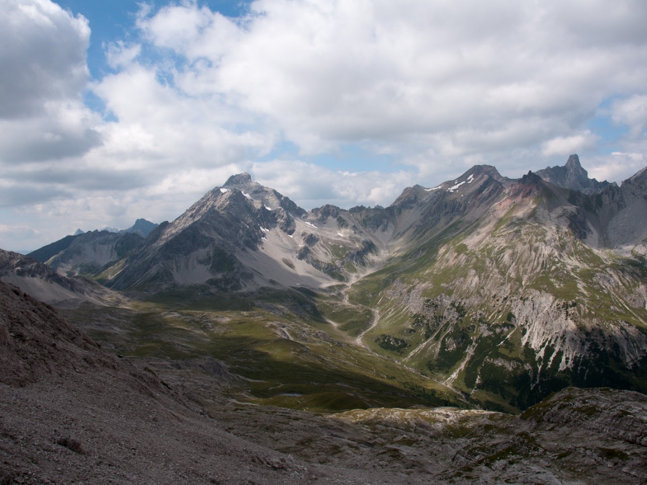  Vorderseespitze - Feuerspitze - Fallenbacher Turm - Holzgauer Wetterspitze - Fallenbacher-Spitze