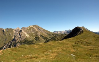  Weg zwischen der Widdersteinhütte und der Mindelheimer Hütte