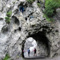  Tunnel af dem Weg zur Sulzlalm