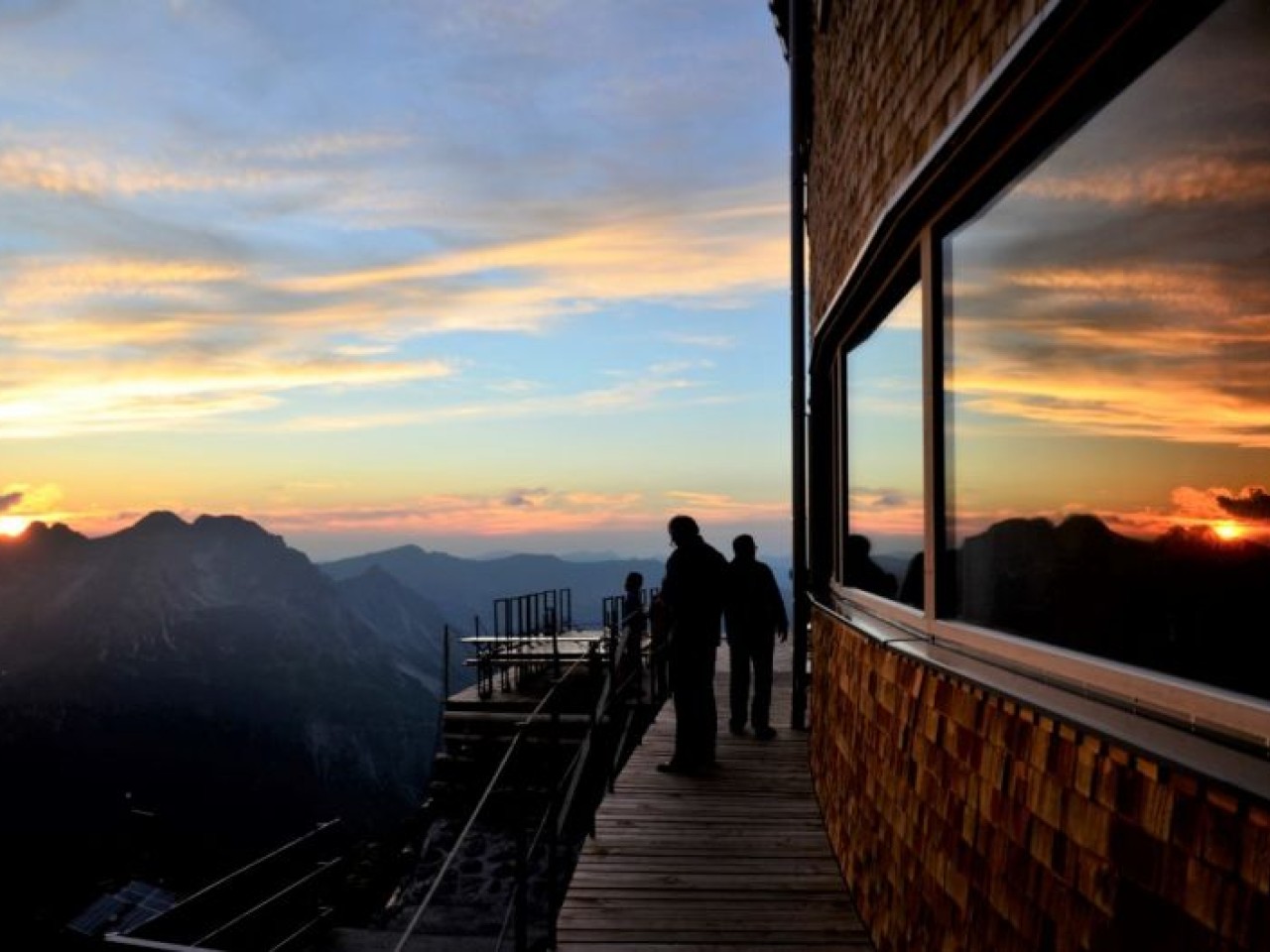  Waltenberger Haus - Sonnenuntergang - DAV Allgäu-Immenstadt