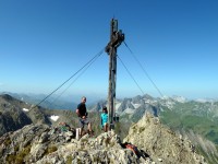 Am Gipfel der Roggspitze