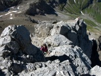 Aufstieg auf die Holzgauer Wetterspitze - etwas über dem Kammerloch