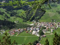 Holzgau von der Scheibe
