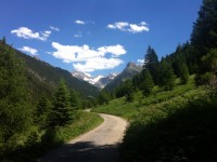 Strasse nach Madau