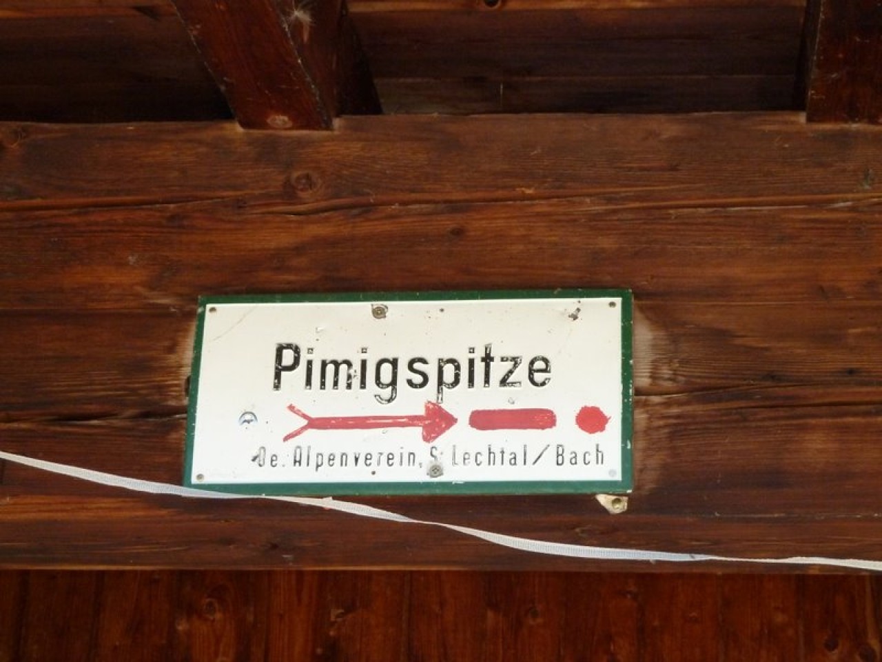  Schild Pimigspitze