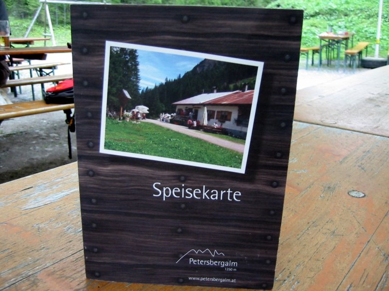  Speisekarte Petersbergalm